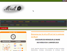 Tablet Screenshot of mairie-moult.fr